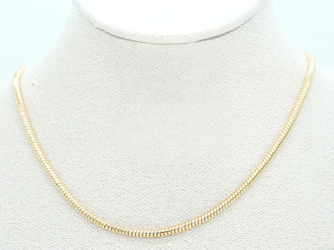 RODIO DORADO CADENA LAZO PARA COLLAR EXTENSION 45CM