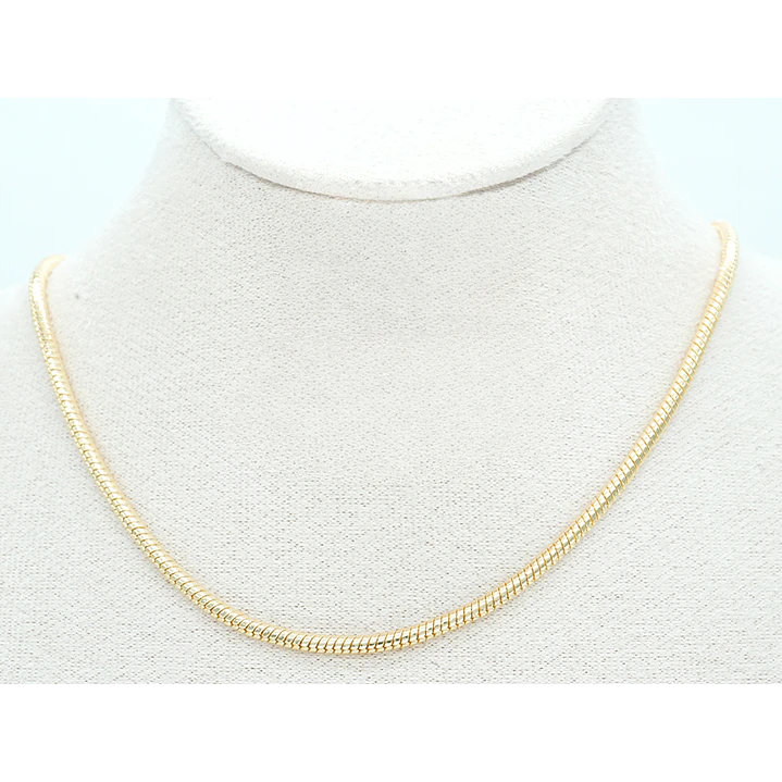RODIO DORADO CADENA LAZO PARA COLLAR EXTENSION 45CM 2