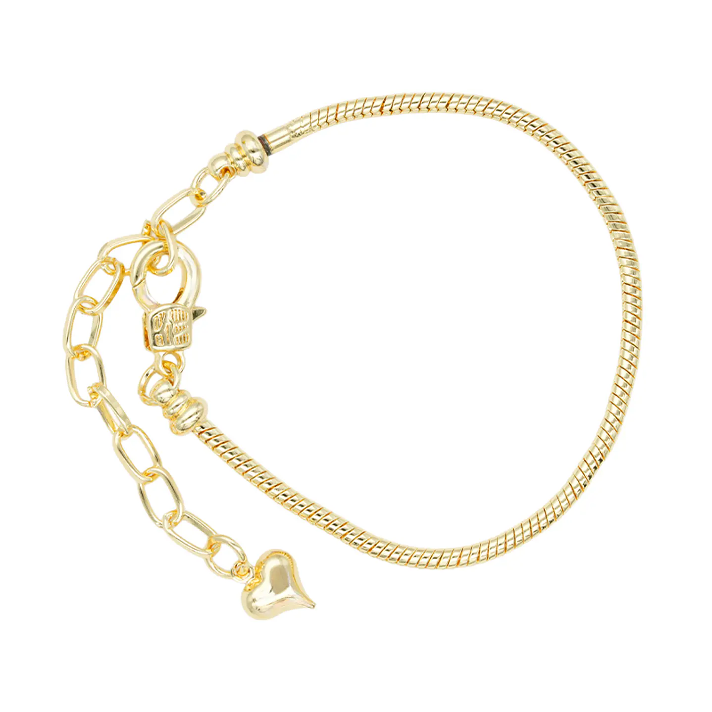 RODIO DORADO PULSERA PANDORA CON EXTENSION 2.5*24CM 1