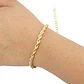 RODIO DORADO PULSERA LAZO CON EXTENSION 4*22CM - Miniatura 2