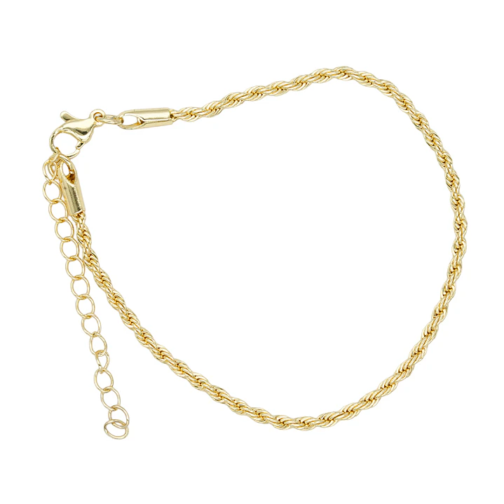 RODIO DORADO PULSERA LAZO CON EXTENSION 2*22CM 1