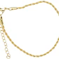 RODIO DORADO PULSERA LAZO CON EXTENSION 2*22CM - Miniatura 1