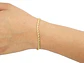 RODIO DORADO PULSERA LAZO CON EXTENSION 2*22CM - Miniatura 2