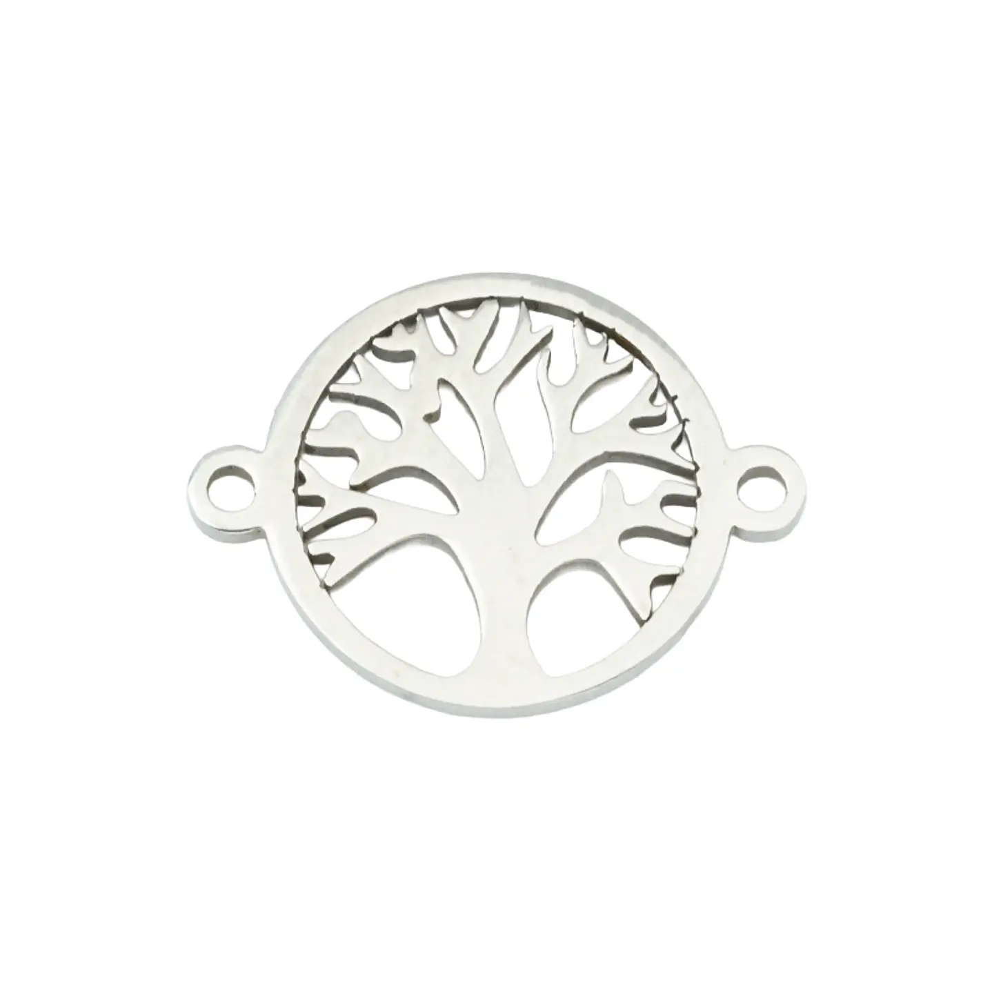 ACERO PLATEADO CENTRO PULSERA ARBOL DE LA VIDA 12MM 1