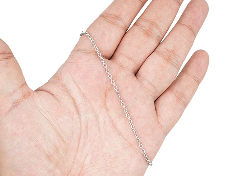 CADENA ACERO ESLAVON PEQUEÑO 0.5M POR METRO 