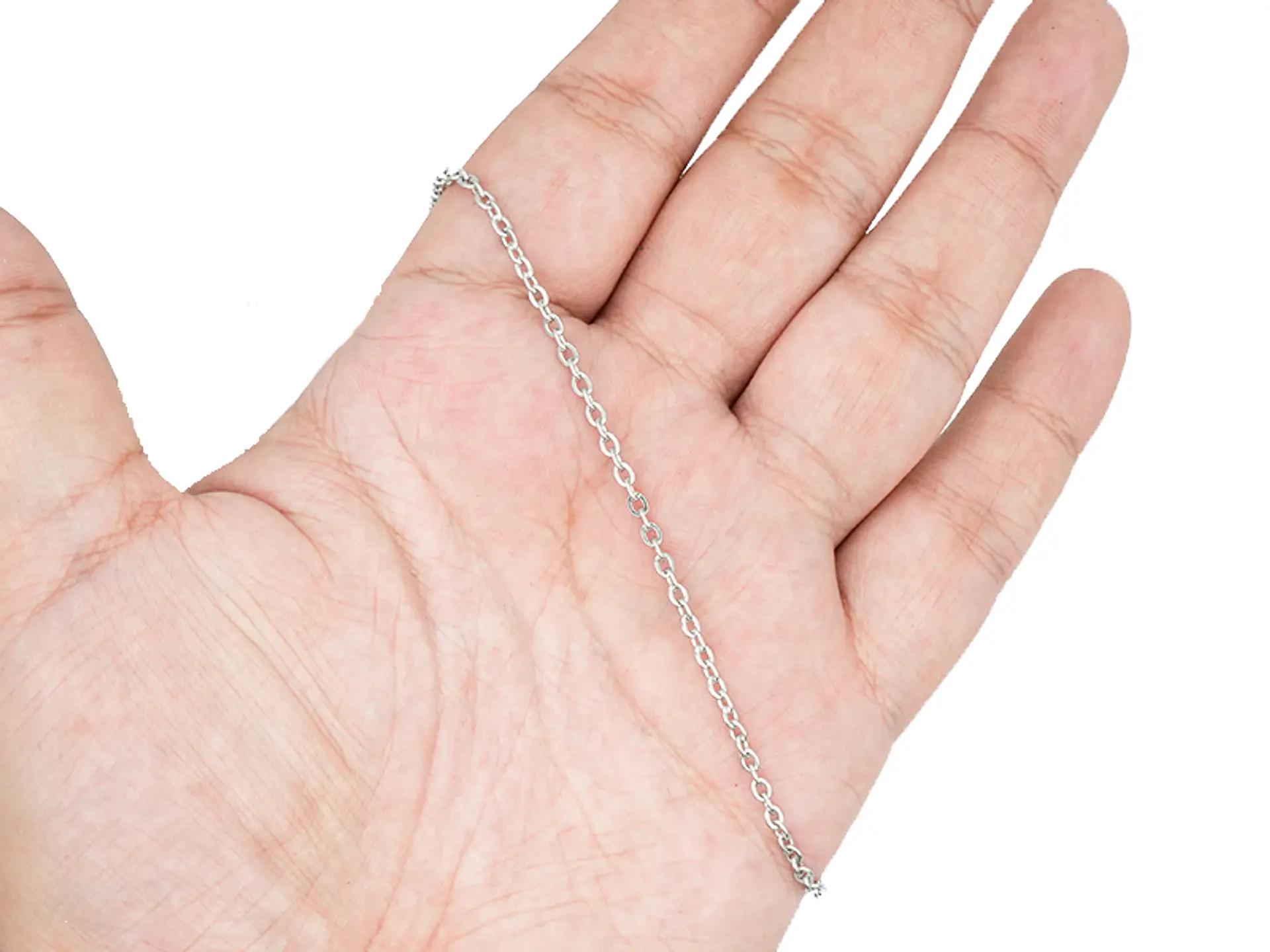 CADENA ACERO ESLAVON PEQUEÑO 0.5M POR METRO  2