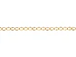 GOLDEN STEEL CHAIN 0.4MM FLAT X METER - thumbnail 1