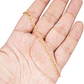 GOLDEN STEEL CHAIN 0.4MM FLAT X METER - thumbnail 2
