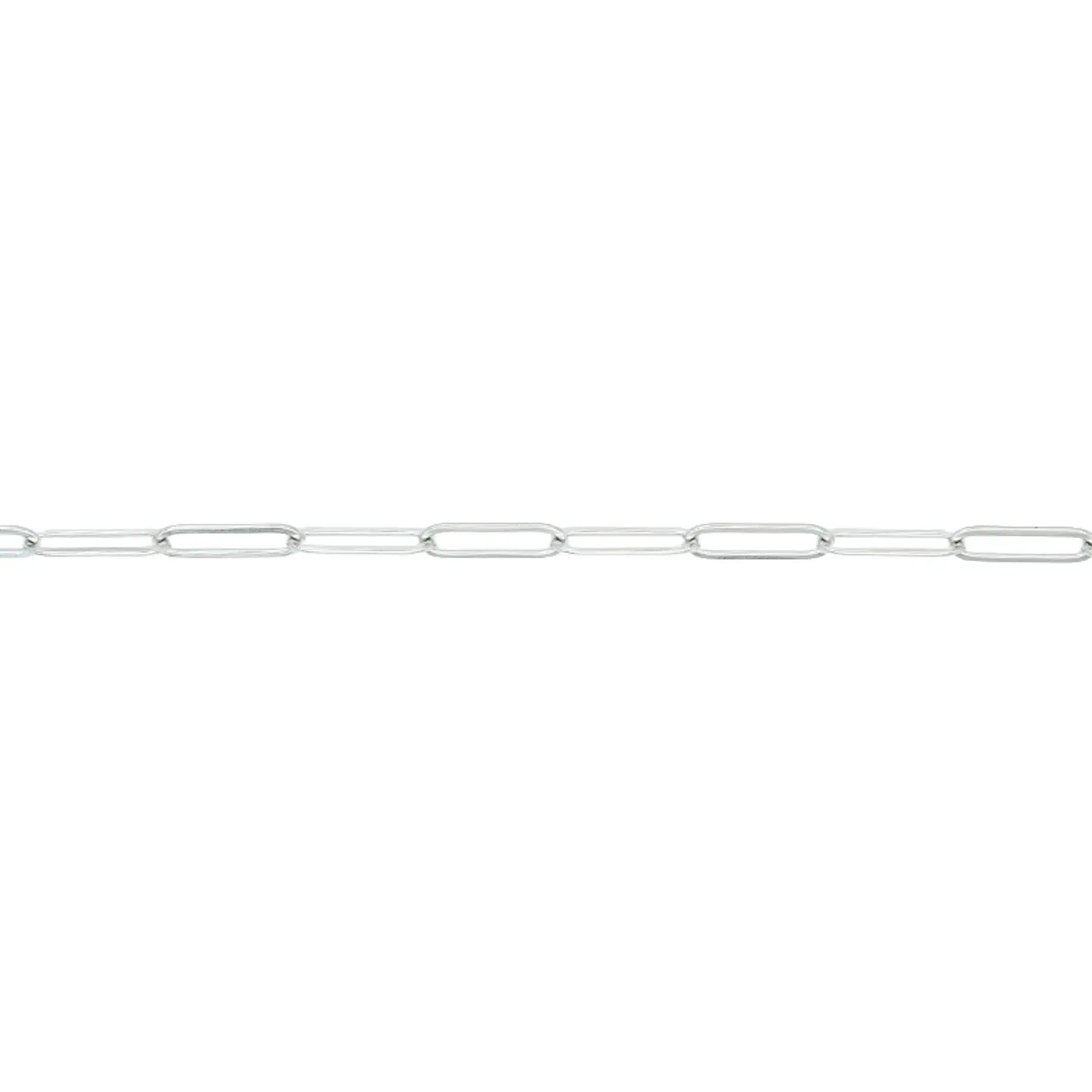 ACERO PLATEADO CADENA OVALADA 0.5*3*12MM 1