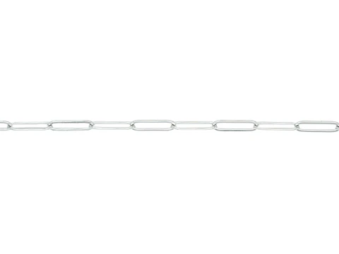 ACERO PLATEADO CADENA OVALADA 0.5*3*12MM