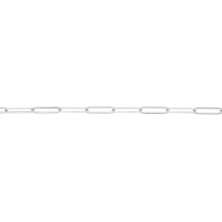 ACERO PLATEADO CADENA OVALADA 0.5*3*12MM 1