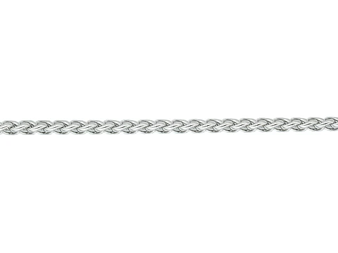 ACERO PLATEADO CADENA LAZO 3MM POR METRO 