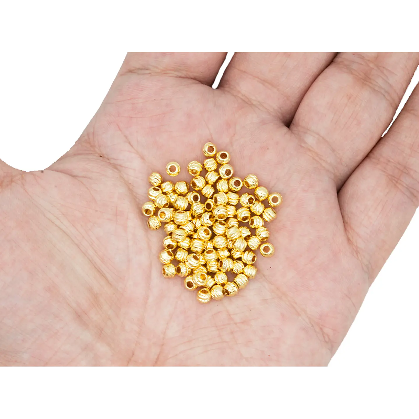 RODIO DORADO BALIN DIAMANTADO 4MM  2