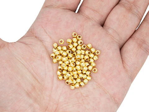 RODIO DORADO BALIN DIAMANTADO 4MM 