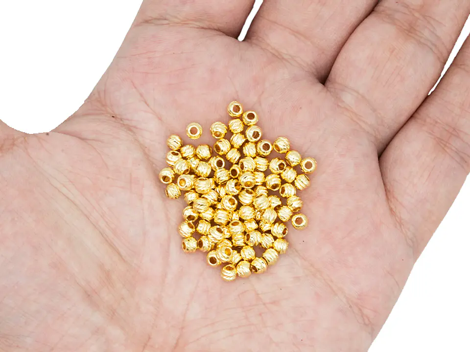 RODIO DORADO BALIN DIAMANTADO 4MM  2