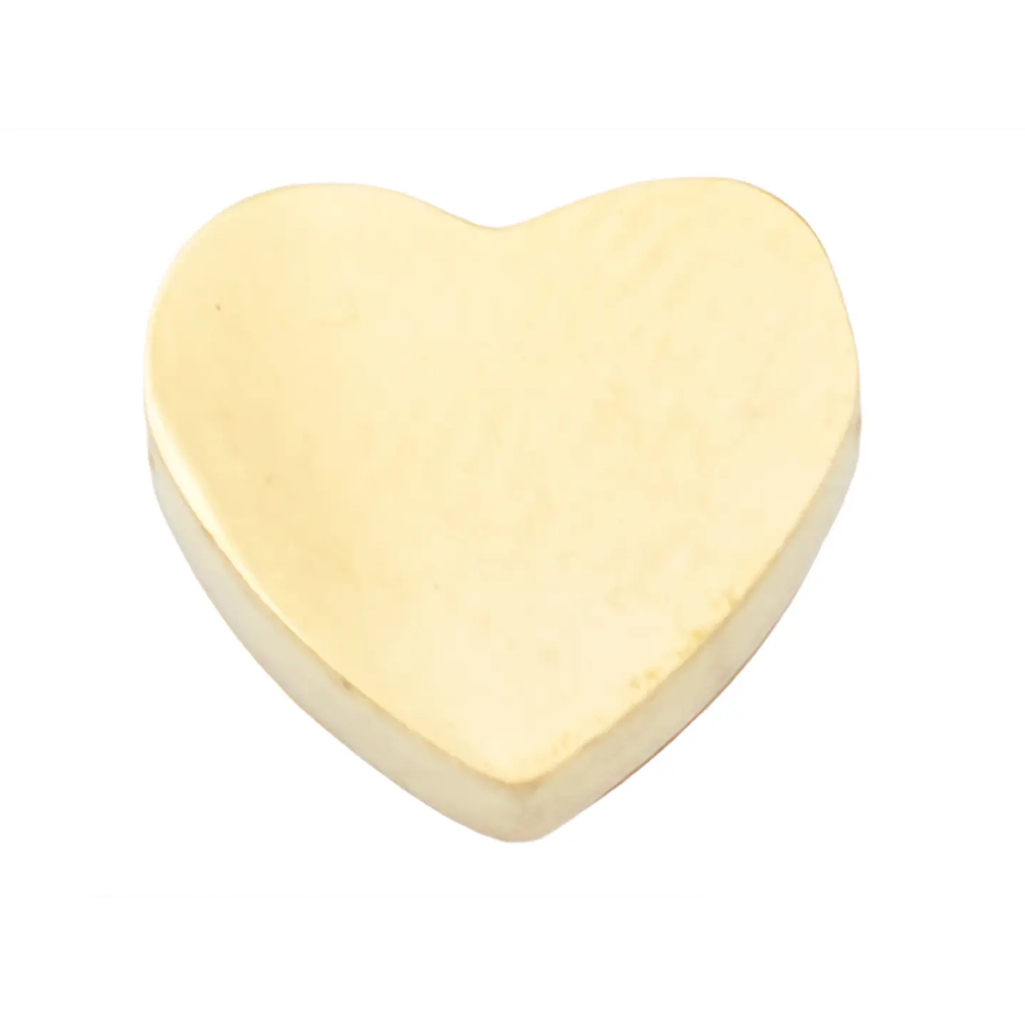 ACERO DORADO SEPARADOR CORAZON 10*9MM  1
