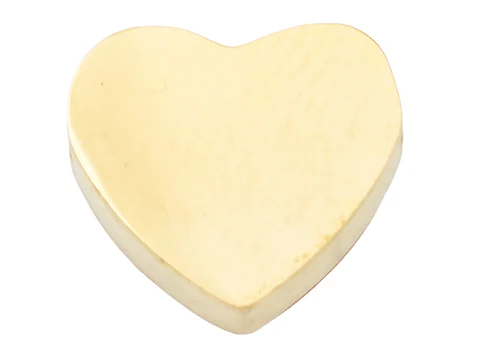 ACERO DORADO SEPARADOR CORAZON 10*9MM 