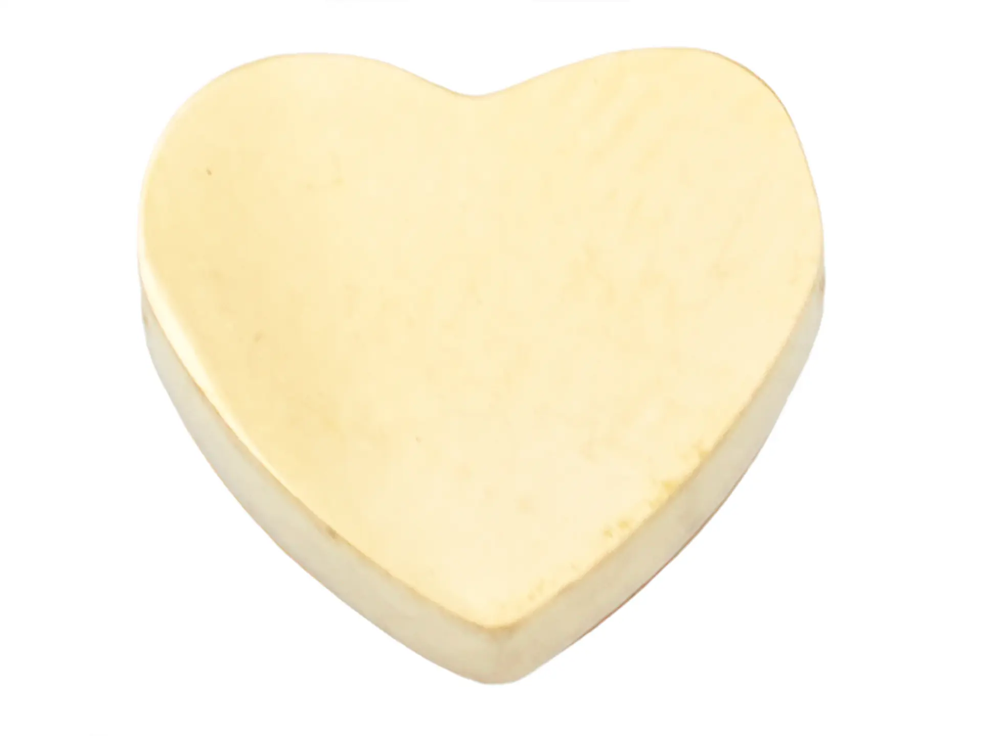 ACERO DORADO SEPARADOR CORAZON 10*9MM  1