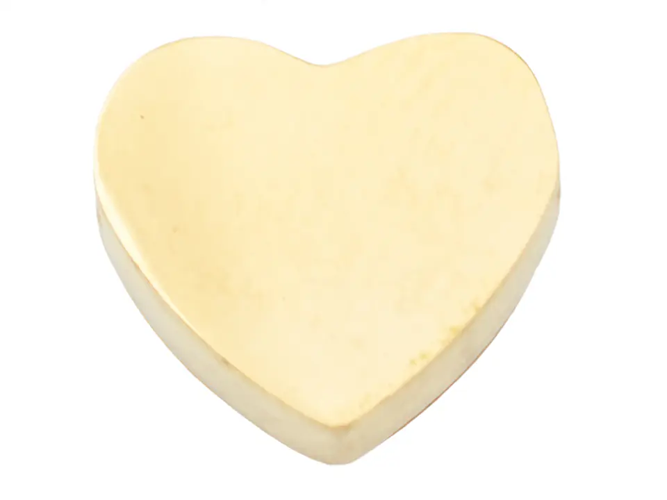 ACERO DORADO SEPARADOR CORAZON 10*9MM  1