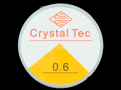 NYLON ELASTICO SILICONADO 0.6MM ROLLO * 10 METRO