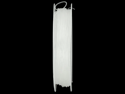 NYLON ELASTICO SILICONADO 0.6MM ROLLO * 10 METRO