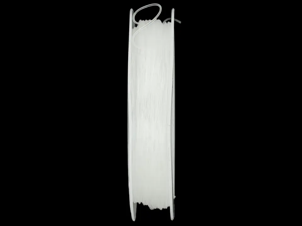 NYLON ELASTICO SILICONADO 0.6MM ROLLO * 10 METRO 2