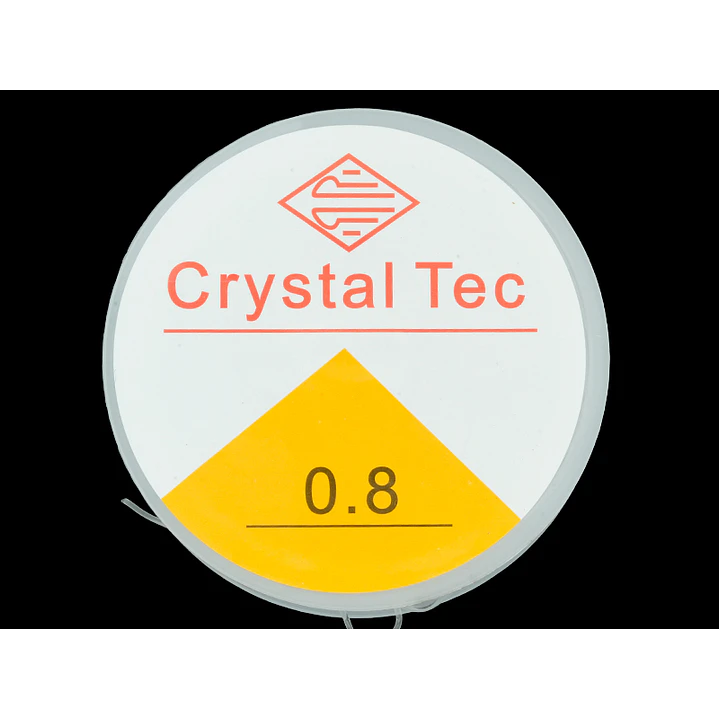 NYLON ELASTICO SILICONADO 0.8MM ROLLO * 10 METRO 1