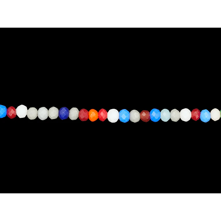 CRISTAL MURANO MIX MATE # 2MM ( TIRA X 150 UNIDADES APROX ) 1