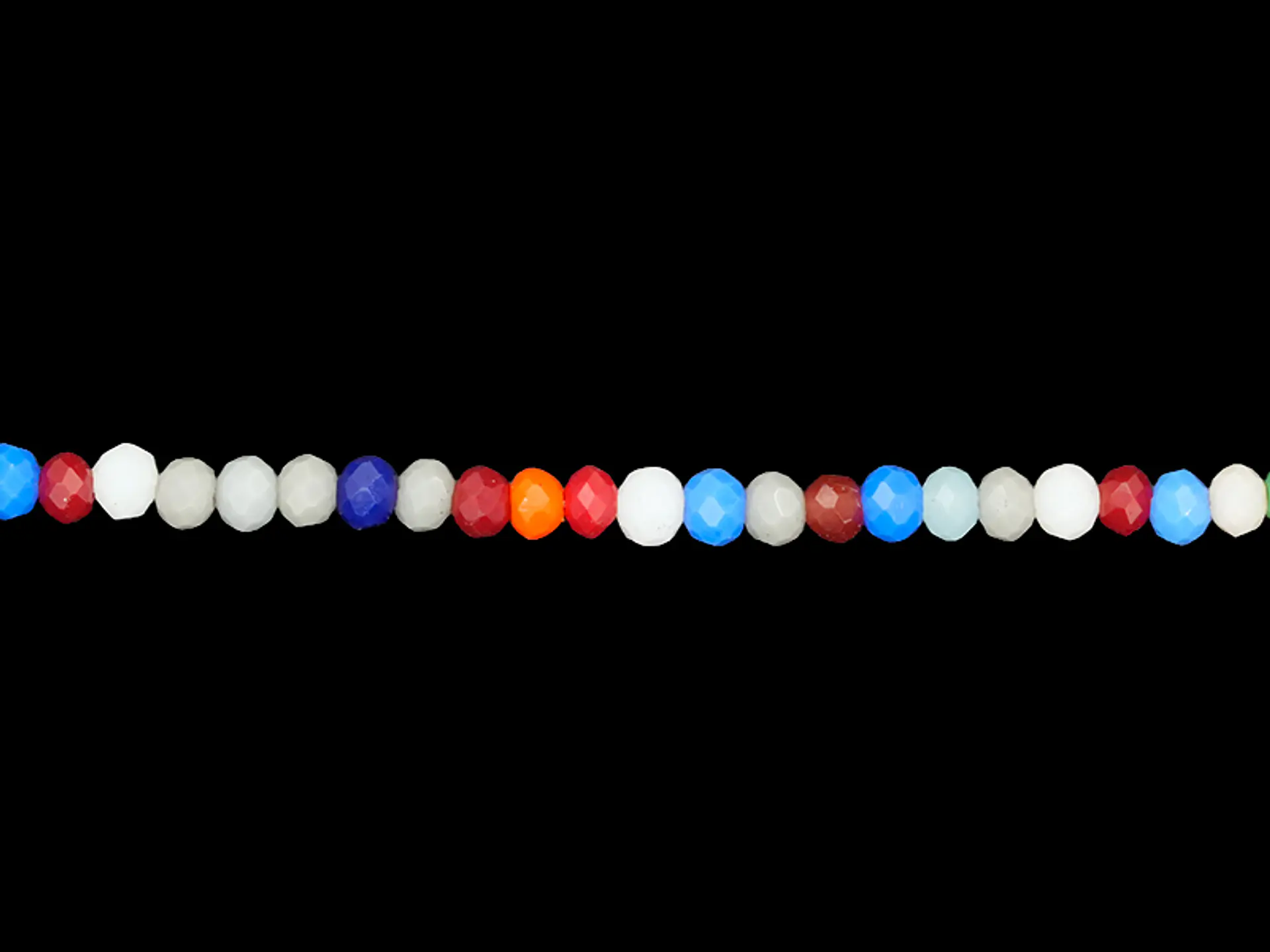 CRISTAL MURANO MIX MATE # 2MM ( TIRA X 150 UNIDADES APROX ) 1