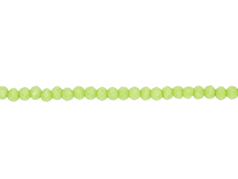 CRISTAL MURANO # 2MM VERDE PERA MATE ( TIRA X 150 UNIDADES APROX )