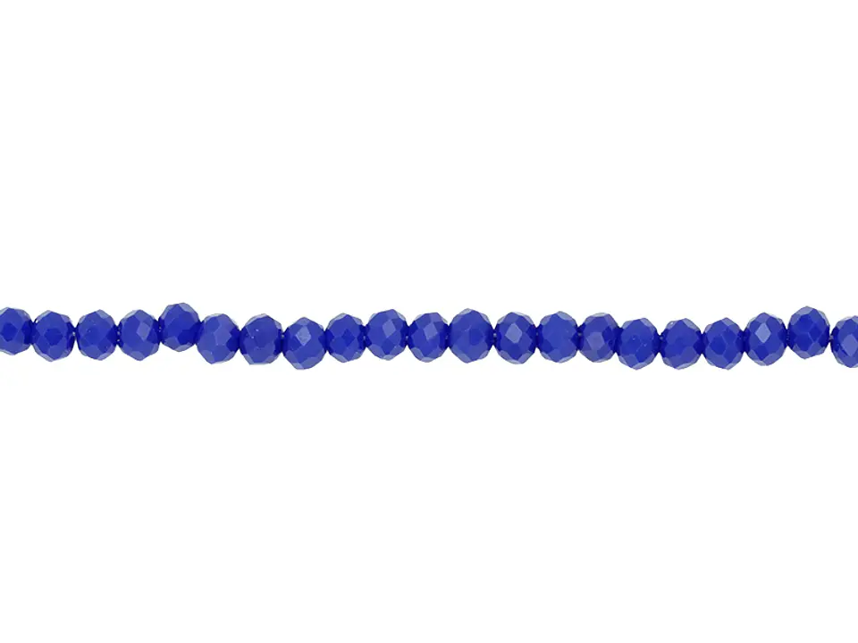 CRISTAL MURANO # 2MM AZUL REY MATE ( TIRA X 150 UNIDADES APROX ) 1