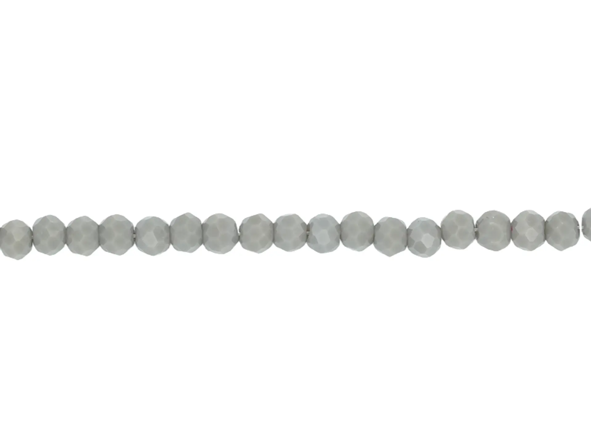 CRISTAL MURANO GRIS MATE # 2MM ( TIRA X 150 UNIDADES APROX ) 1