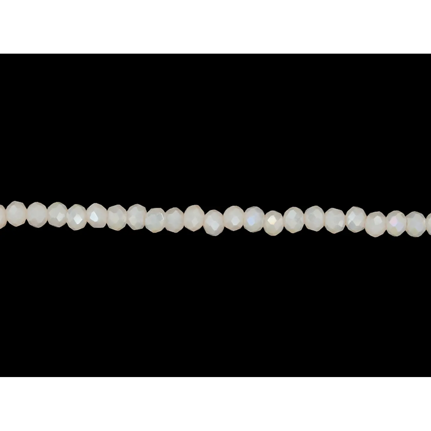 CRISTAL MURANO BEIS MATE AB # 2MM ( TIRA X 150 UNIDADES APROX ) 1