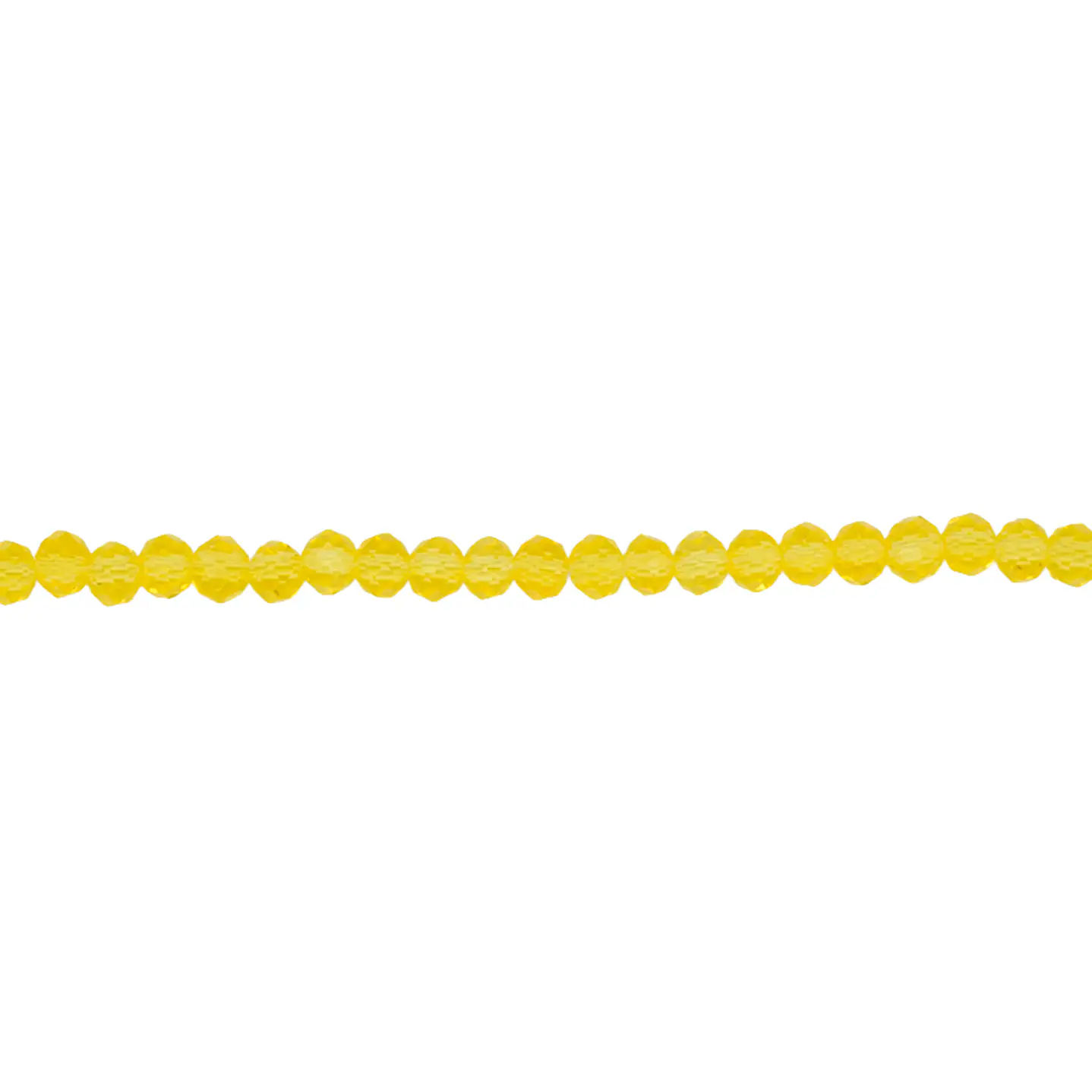 CRISTAL MURANO AMARILLO FUERTE TRASPAREMTE # 2MM 1