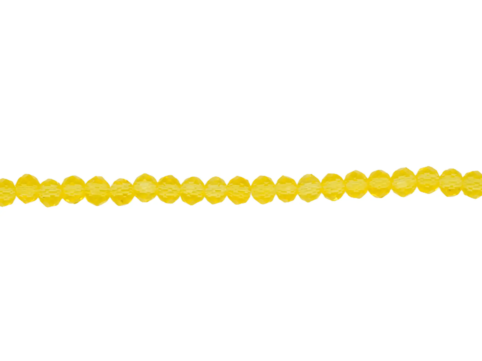 CRISTAL MURANO AMARILLO FUERTE TRASPAREMTE # 2MM 1