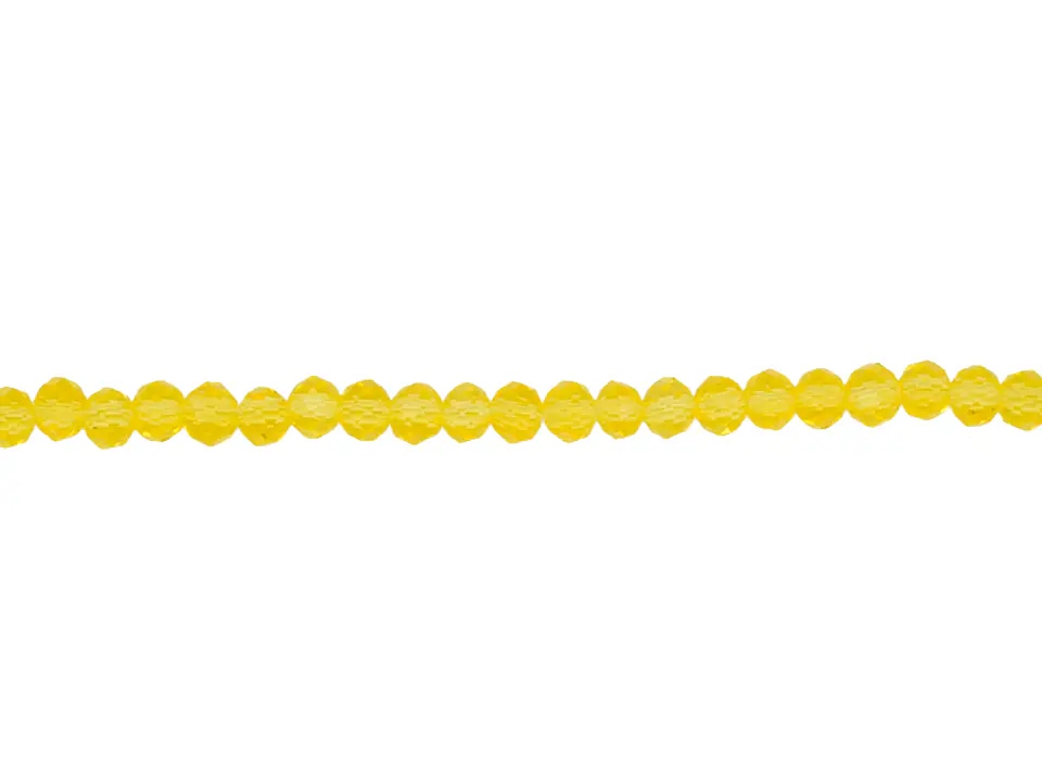CRISTAL MURANO AMARILLO FUERTE TRASPAREMTE # 2MM 1