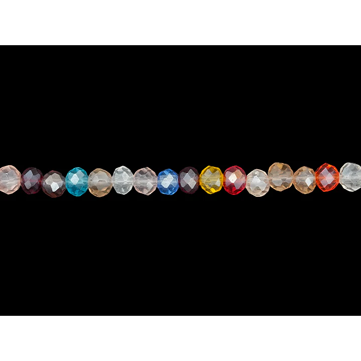 CRISTAL MURANO # 3MM MIX TRANSPARENTE ( TIRA X 116 UNIDADES APROX ) 1