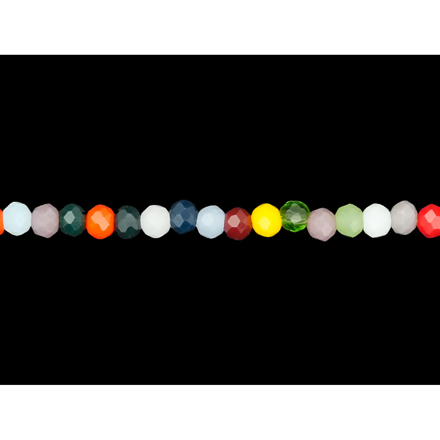 CRISTAL MURANO MIX MATE # 3MM ( TIRA X 116 UNIDADES APROX ) 1