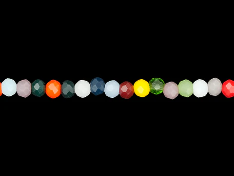 CRISTAL MURANO MIX MATE # 3MM ( TIRA X 116 UNIDADES APROX )