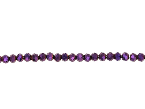 CRISTAL MURANO MORADO ELECTRICO # 2MM
