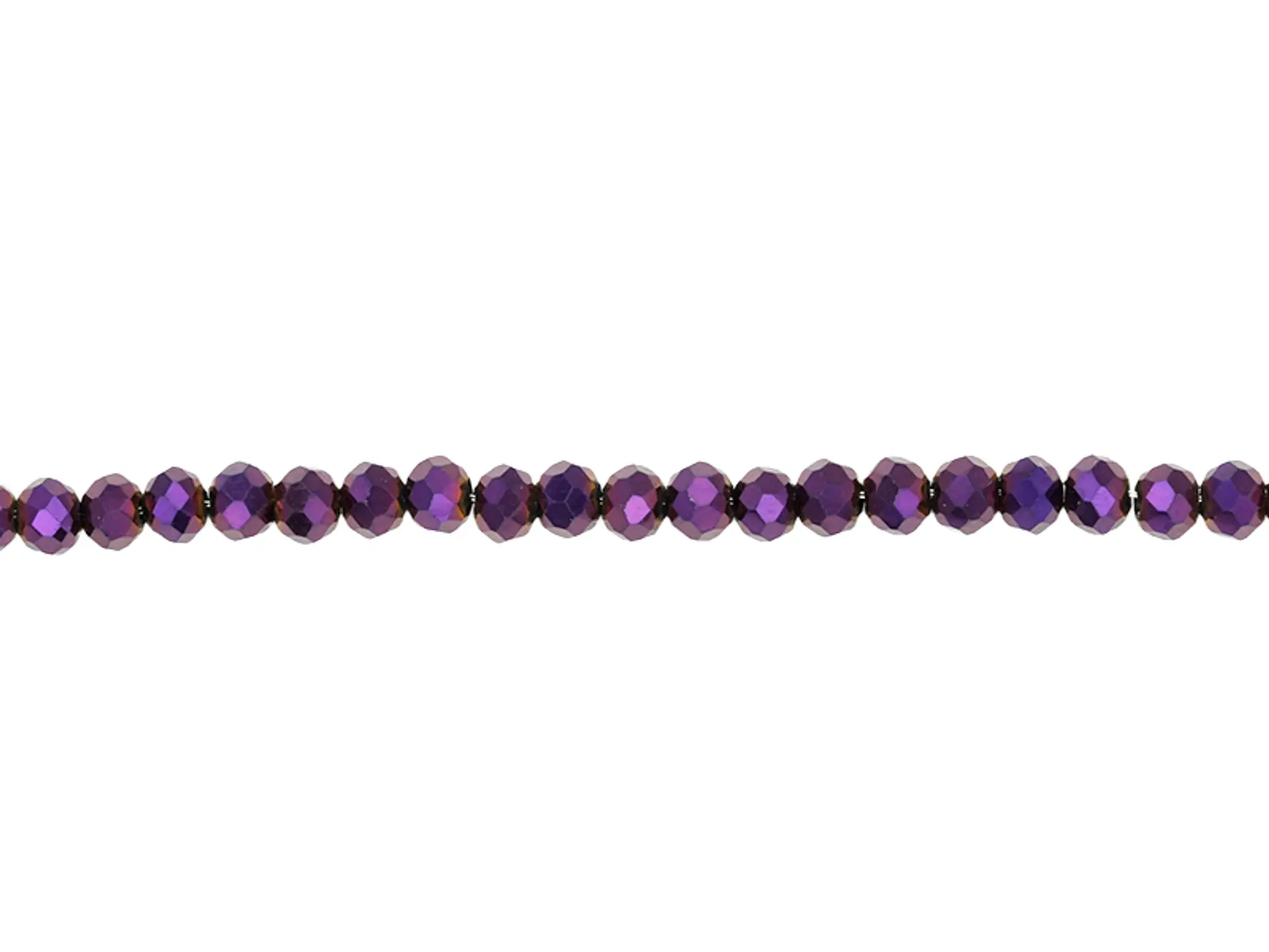 CRISTAL MURANO MORADO ELECTRICO # 2MM 1