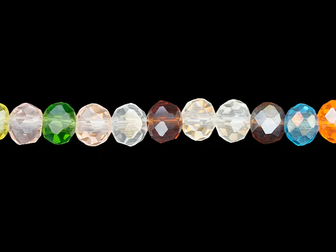 CRISTAL MURANO MIX TRANSPARENTE # 6MM