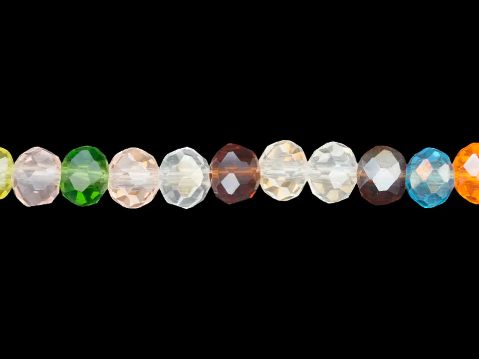 CRISTAL MURANO MIX TRANSPARENTE # 6MM 1