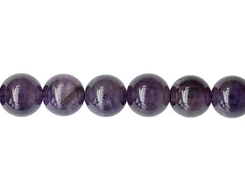 PIEDRA NATURAL LISA AMATISTA # 8MM