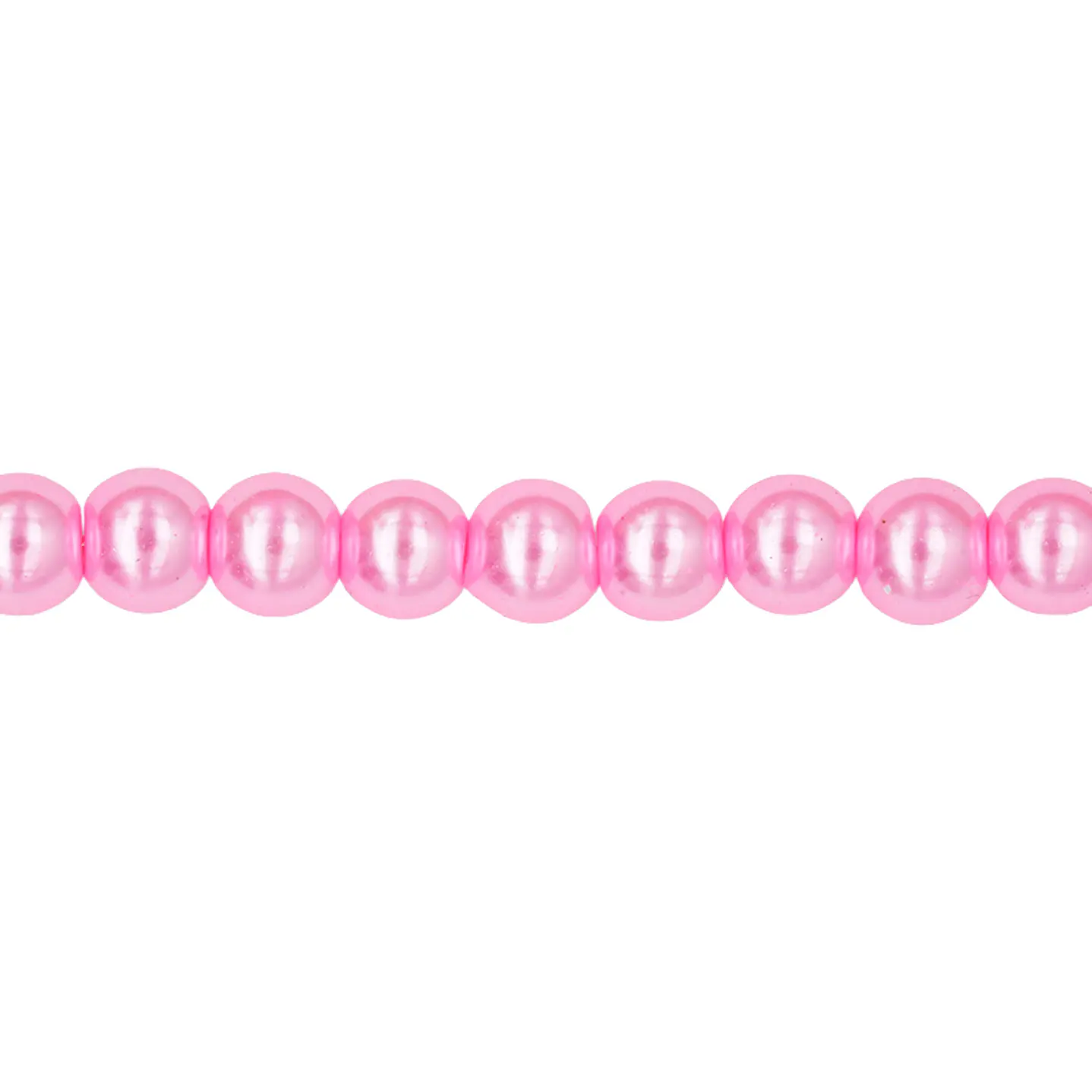 GLASS PEARL # 6MM FUCHSIA X 145 UNIT APPROX 1