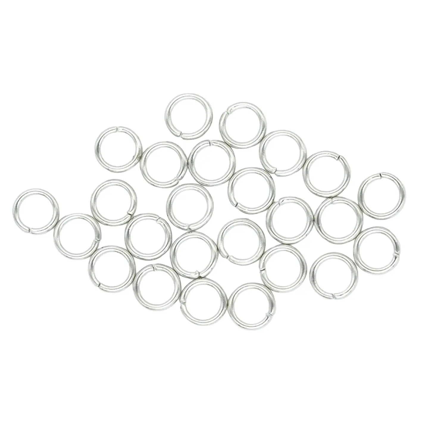 ACERO PLATEADO ARGOLLA 1*6MM X 50 UNIDADES 1