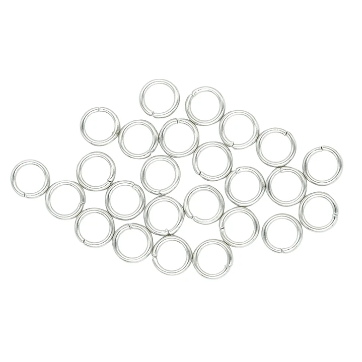 ACERO PLATEADO ARGOLLA 1*6MM X 50 UNIDADES 1