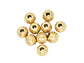 ACERO DORADO BALIN DIAMANTADO 6MM X 2 UNIDADES - Miniatura 1
