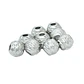 ACERO PLATEADO BALIN DIAMANTADO 6MM POR 2 UNIDADES  - Miniatura 2
