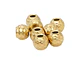 ACERO DORADO BALIN MARTILLADO 8MM X 2 UNIDADES  - Miniatura 2